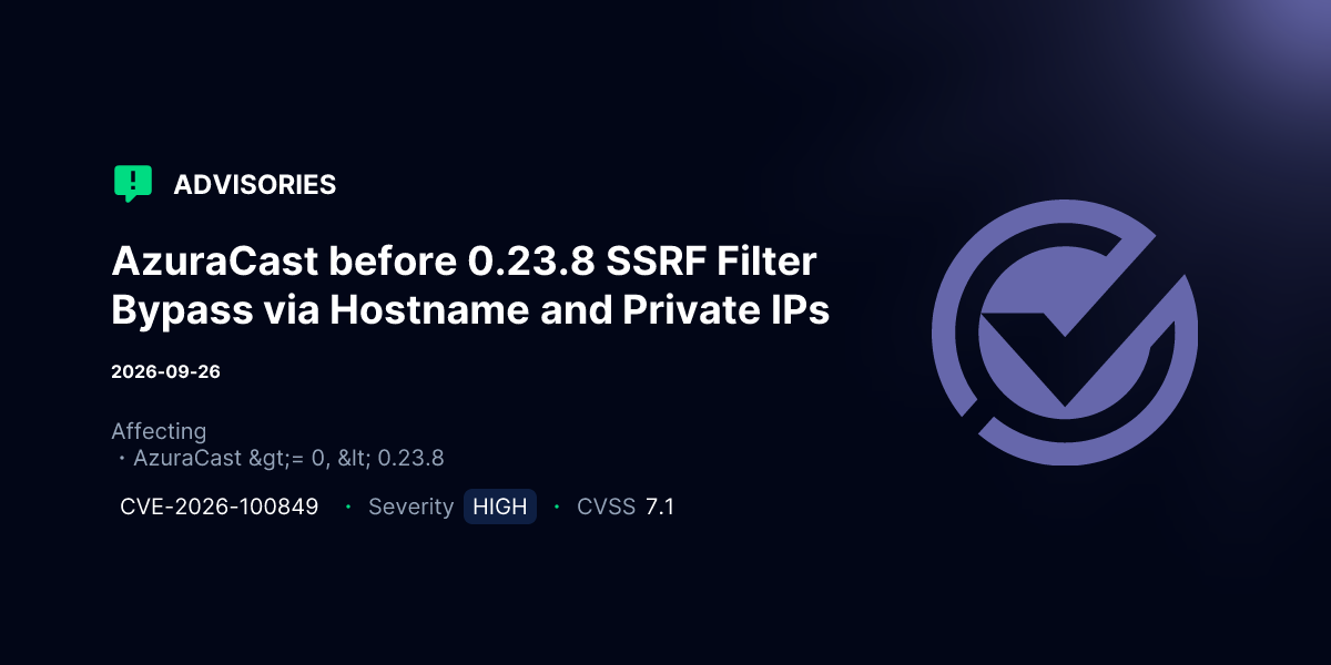 Azuracast SSRF Vulnerabilities Expose Systems to Remote Attacks