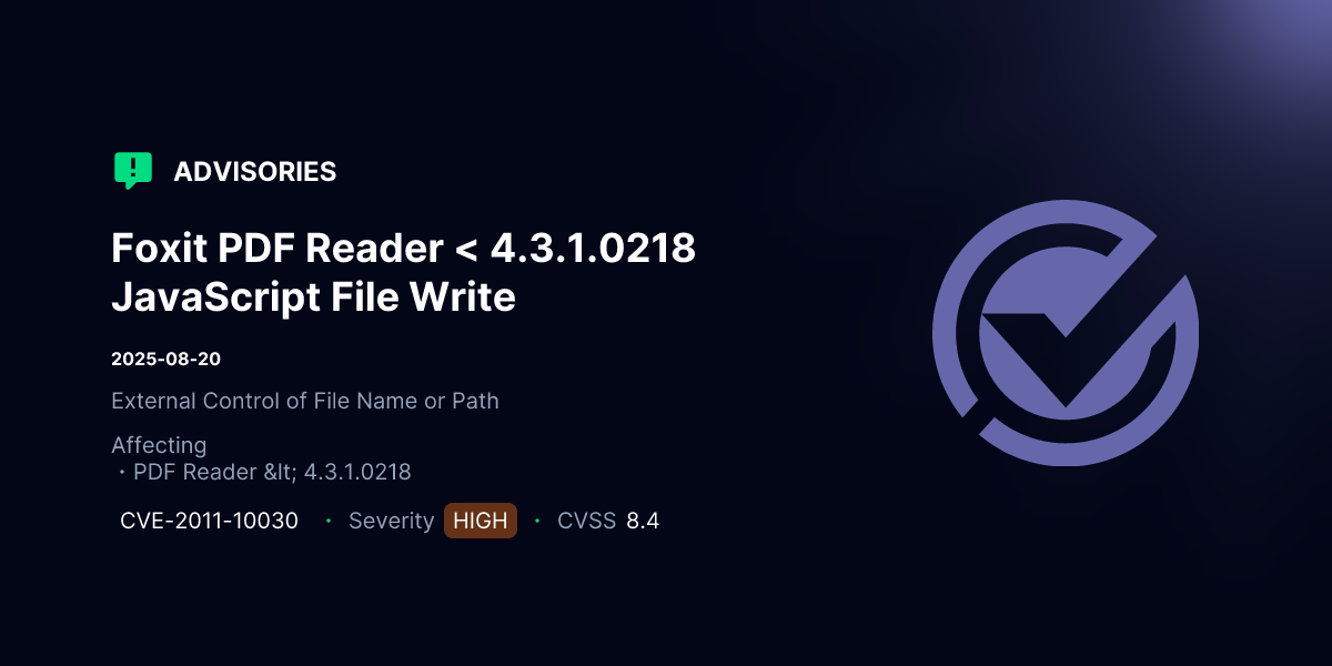 Foxit PDF Reader