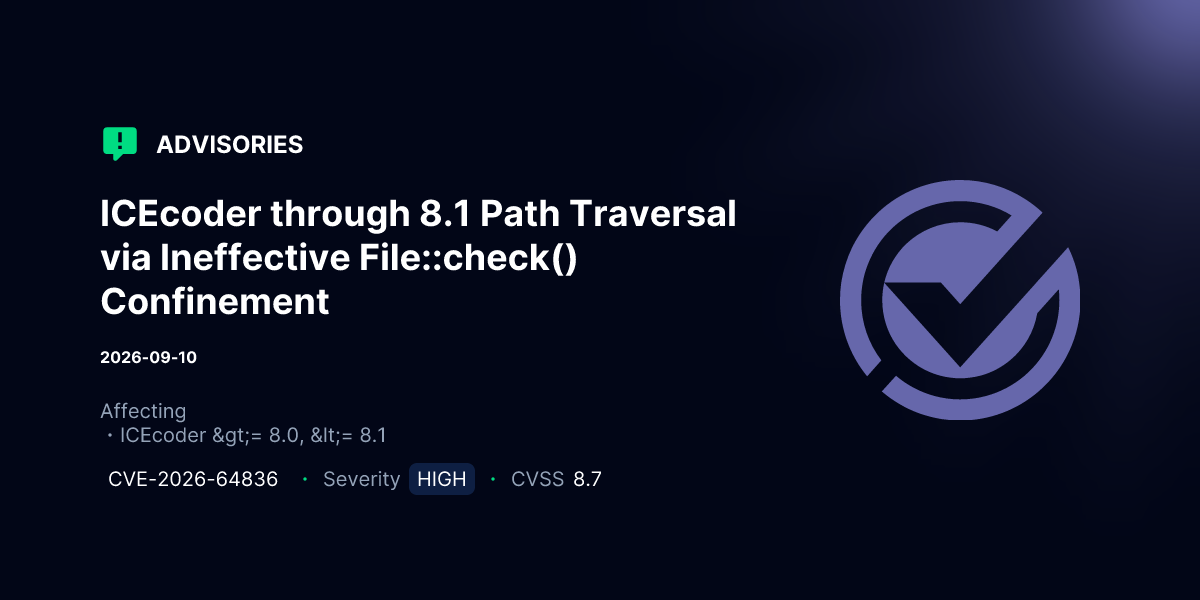 Icecoder Vulnerabilities: Path Traversal and OS Command Injection Discovered