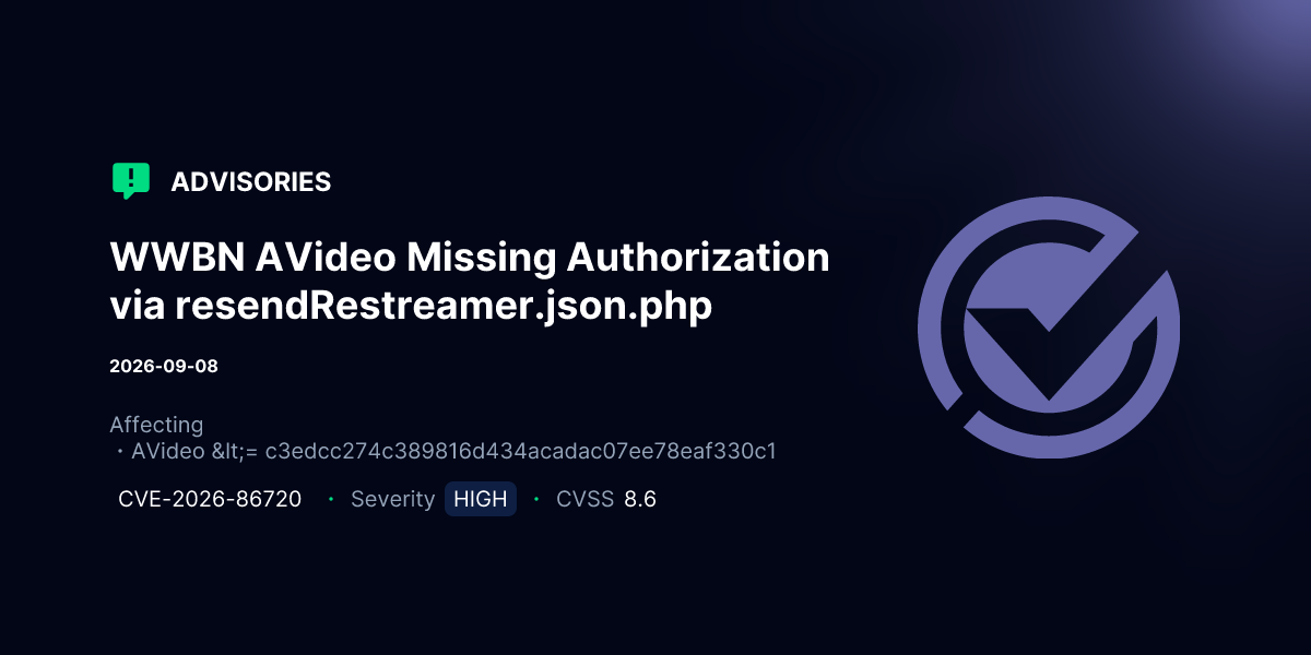 Multiple Vulnerabilities Discovered in Wwbn Avideo Platform