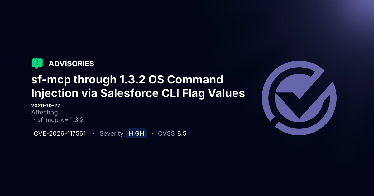 OS Command Injection Vulnerabilities in Salesforce CLI Tools