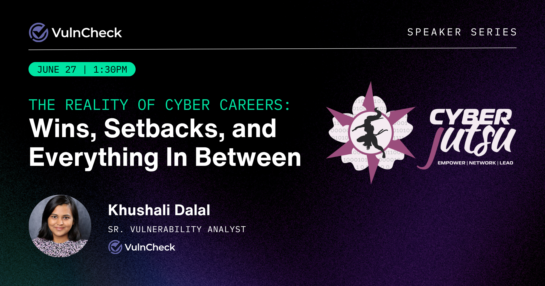 VulnCheck's Khushali Dalal to Present at Cyberjutsu Con 2026