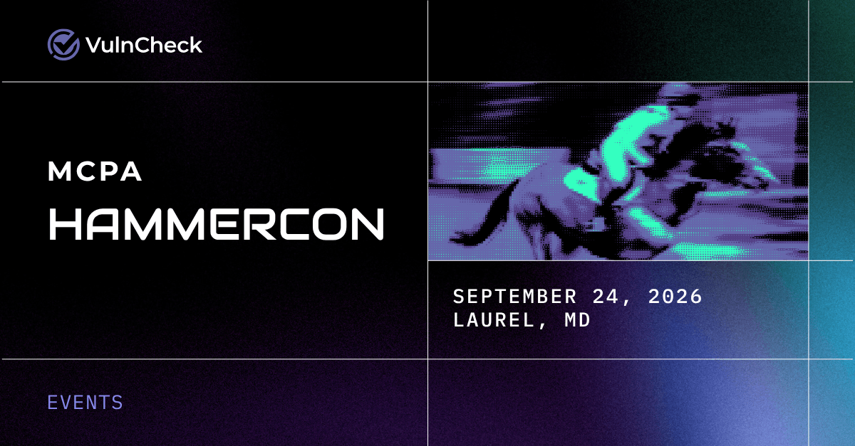 VulnCheck at MCPA's Hammercon