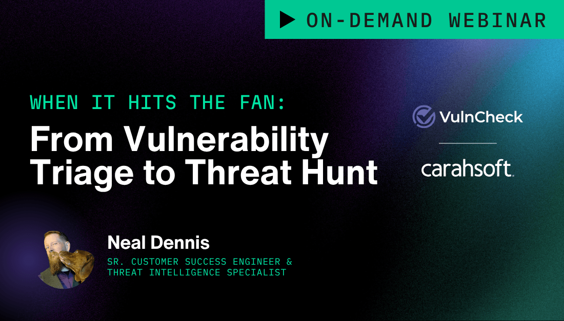 When It Hits the Fan: From Vulnerability Triage to Threat Hunt